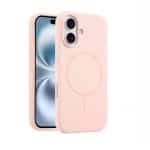 Liquid Silicone Shockproof With Wireless Magnetic Pink