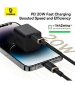 Baseus Dura Series USB-C to Lightning Cable 20W Μαύρο - Image 7