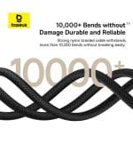 Baseus Dura Series USB-C to Lightning Cable 20W Μαύρο - Image 10