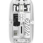 AOAS W08 Ασύρματο Bluetooth Ποντίκι Transparent