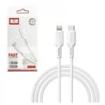 Earldom EC-171C-i USB-C to Lightning Cable Λευκό 1m