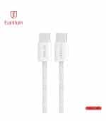 Καλώδιο Φόρτισης & Μεταφοράς Δεδομένων Earldom EC-202C-C Type-C σε Type-C Γρήγορης Φόρτισης (Με Δώρο Εργαλείο SIM)