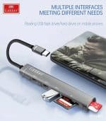 Hub / Αντάπτορας Earldom ET-HUB21 5 σε 1 USB-C (Type-C) Multiport - Image 4