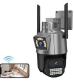 Jortan JT-9687 Ασύρματη Κάμερα Ασφαλείας IP Wi-Fi PTZ Εξωτερικού Χώρου Full HD - Image 4