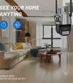 Jortan JT-9687 Ασύρματη Κάμερα Ασφαλείας IP Wi-Fi PTZ Εξωτερικού Χώρου Full HD - Image 7