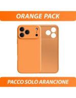Ματ Μαλακή Θήκη Σιλικόνης για iPhone 17 Pro Max - Πορτοκαλί (Soft Matte Case) - Image 2