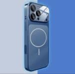 Μαγνητική Θήκη Πλήρους Κάλυψης MagSafe Μπλε (Blue) με Ματ Θαμπό Τζάμι (Frosted Glass) για iPhone 17 Pro - Image 6