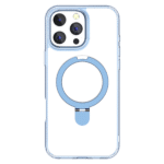 Σκληρή Διάφανη Μαγνητική Θήκη MagSafe Light Blue (Γαλάζιο) με Ενσωματωμένη Βάση Στήριξης για iPhone 16 Pro Max