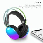 Ασύρματα Ακουστικά Bluetooth Earldom Over-Ear με Φωτισμό RGB & Οδηγούς 40mm - Image 9