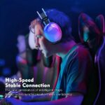 Ασύρματα Ακουστικά Bluetooth Earldom Over-Ear με Φωτισμό RGB & Οδηγούς 40mm - Image 8