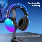 Ασύρματα Ακουστικά Bluetooth Earldom Over-Ear με Φωτισμό RGB & Οδηγούς 40mm - Image 7