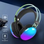 Ασύρματα Ακουστικά Bluetooth Earldom Over-Ear με Φωτισμό RGB & Οδηγούς 40mm - Image 5