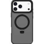 Σκληρή Ημιδιάφανη Μαγνητική Θήκη MagSafe Μαύρη (Black) με Βάση Στήριξης (Stand) για iPhone 17 Pro Max