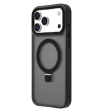 Σκληρή Ημιδιάφανη Μαγνητική Θήκη MagSafe Μαύρη (Black) με Βάση Στήριξης (Stand) για iPhone 17 Pro Max - Image 2