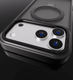 Σκληρή Ημιδιάφανη Μαγνητική Θήκη MagSafe Μαύρη (Black) με Βάση Στήριξης (Stand) για iPhone 17 Pro Max - Image 4