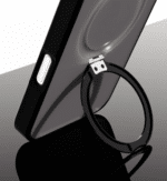 Σκληρή Ημιδιάφανη Μαγνητική Θήκη MagSafe Μαύρη (Black) με Βάση Στήριξης (Stand) για iPhone 17 Pro Max - Image 5